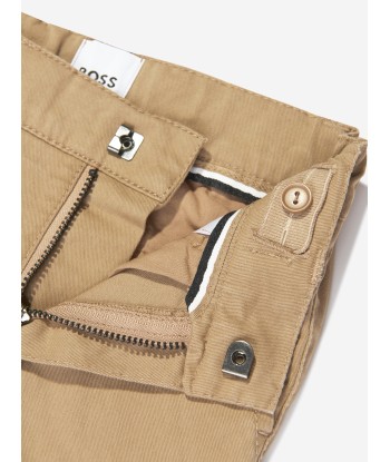 BOSS Baby Boys Trousers in Beige en stock