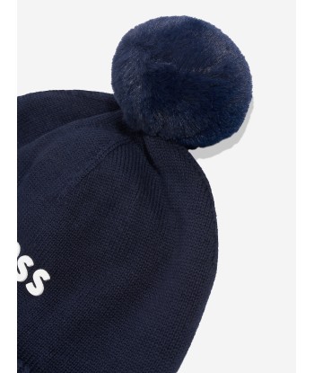 BOSS Baby Boys Pull On Hat in Navy pas cheres