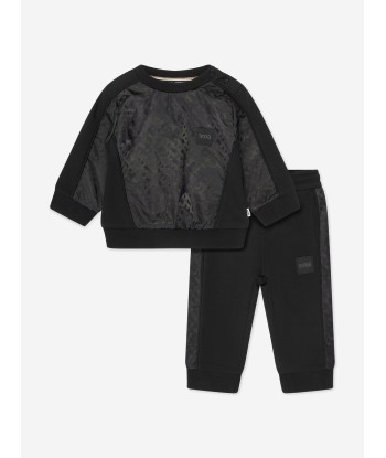 BOSS Baby Boys Contrast Tracksuit in Black Comment ça marche