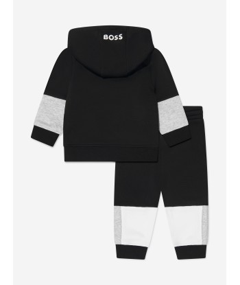 BOSS Baby Boys Colourblock Tracksuit in Black plus qu'un jeu 