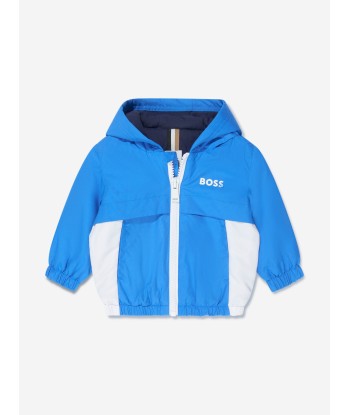 BOSS Baby Boys Hooded Windbreaker in Blue commande en ligne