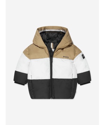 BOSS Baby Boys Puffer Jacket in Black prix