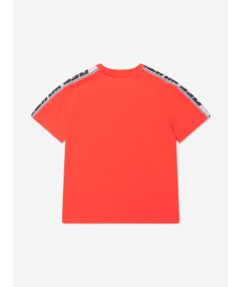 Off-White Girls Cotton Logo Band T-Shirt Les magasins à Paris