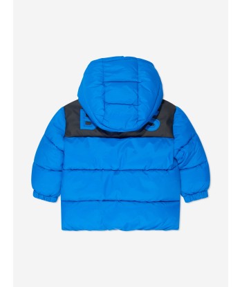 BOSS Baby Boys Puffer Jacket in Blue commande en ligne