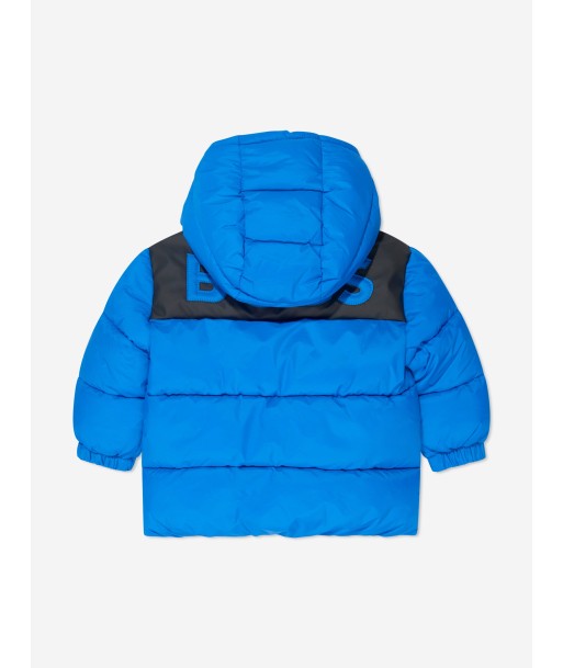 BOSS Baby Boys Puffer Jacket in Blue commande en ligne