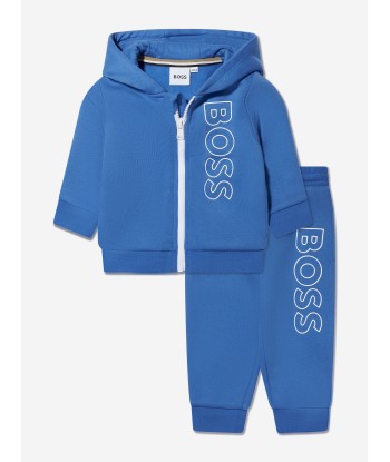 BOSS Baby Boys Tracksuit in Blue Comparez plus de prix