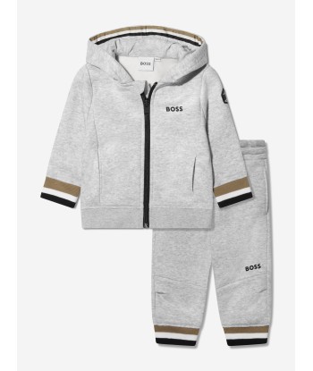 BOSS Baby Boys Tracksuit in Grey de votre