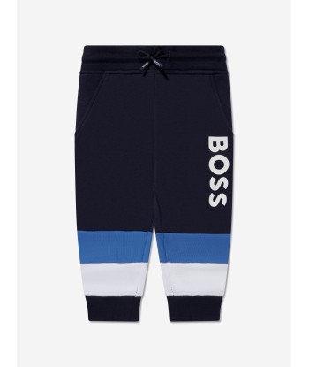 BOSS Baby Boys Tracksuit in Navy les muscles