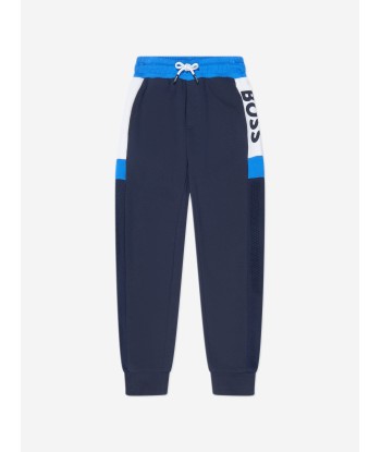 BOSS Boys Logo Joggers in Navy online