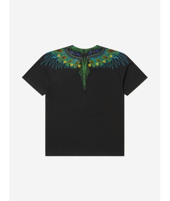 Marcelo Burlon Boys Cotton Bandana Wings Print T-Shirt ouvre sa boutique