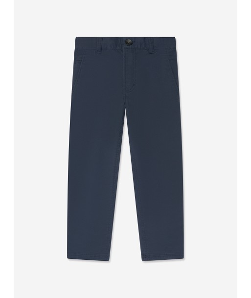 BOSS Boys Slim Fit Trousers in Navy JUSQU'A -70%! 