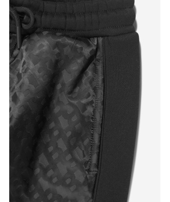 BOSS Boys Monogram Insert Joggers in Black Le MVP de beaucoup