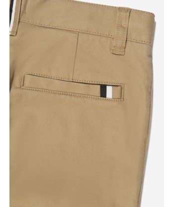 BOSS Boys Slim Fit Trousers in Beige Découvrez la collection