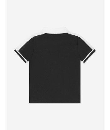 BOSS Boys Colourblock Polo Shirt in Black la colonne vertébrale