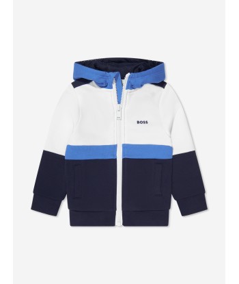 BOSS Boys Logo Tracksuit in Navy En savoir plus