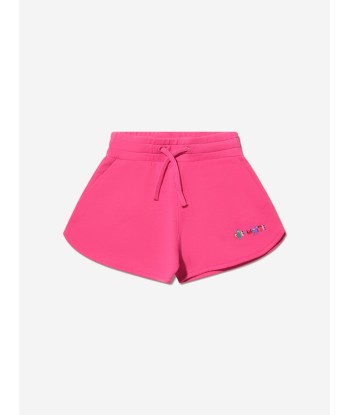 Off-White Girls Cotton Monster Logo Shorts Venez acheter