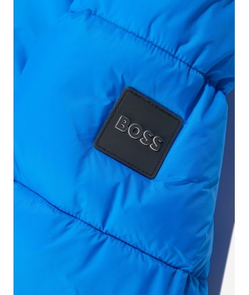 BOSS Boys Puffer Jacket in Blue online