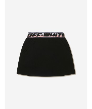 Off-White Girls Cotton Logo Band Sweat Skirt des créatures d'habitude