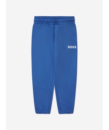 BOSS Boys Logo Tracksuit in Blue Voir les baskets