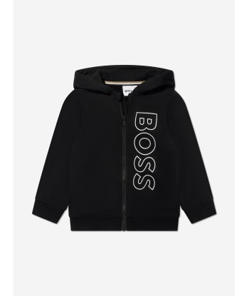 BOSS Boys Logo Tracksuit in Black livraison gratuite