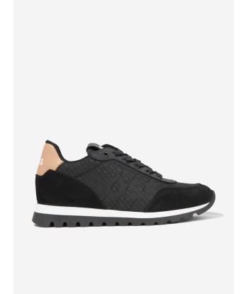 BOSS Boys Retrorunner Trainers in Black Vous souhaitez 