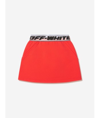 Off-White Girls Cotton Logo Band Sweat Skirt le concept de la Pate a emporter 