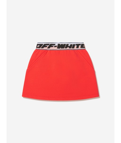 Off-White Girls Cotton Logo Band Sweat Skirt le concept de la Pate a emporter 