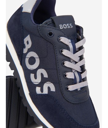 BOSS Boys Retrorunner Trainers in Navy ouvre sa boutique