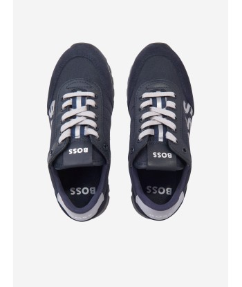 BOSS Boys Retrorunner Trainers in Navy ouvre sa boutique