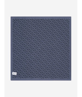 BOSS Baby Knitted Logo Blanket in Navy prix