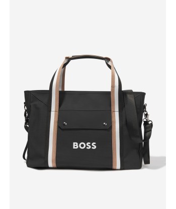 BOSS Baby Logo Changing Bag in Black en ligne des produits 