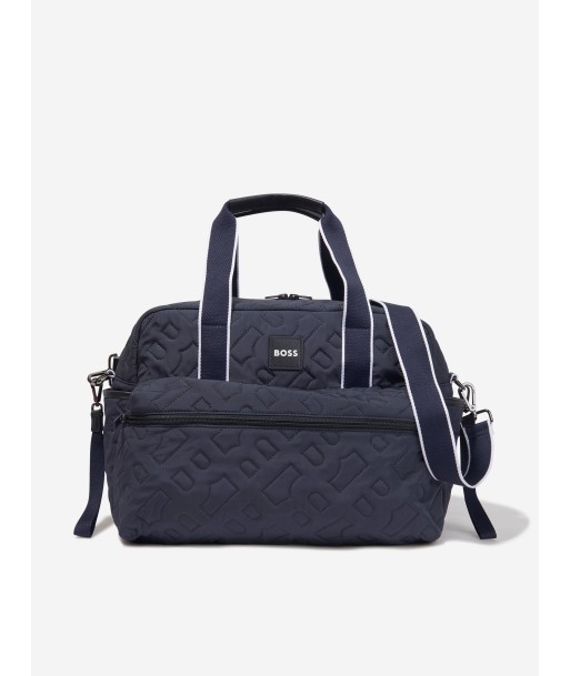 BOSS Baby Logo Changing Bag in Navy l'évolution des habitudes 