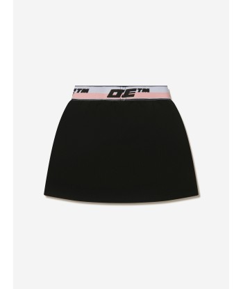 Off-White Girls Cotton Logo Band Sweat Skirt des créatures d'habitude