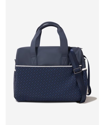 BOSS Baby Monogram Changing Bag in Navy basket pas cher