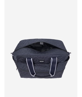 BOSS Baby Logo Changing Bag in Navy l'évolution des habitudes 