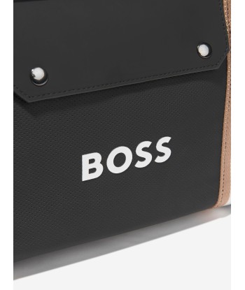 BOSS Baby Logo Changing Bag in Black en ligne des produits 