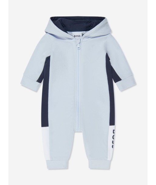 BOSS Baby Boys Hooded All In One in Blue pour bénéficier 