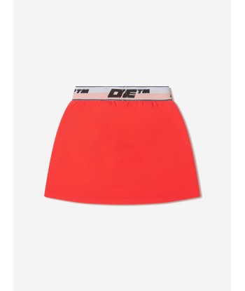 Off-White Girls Cotton Logo Band Sweat Skirt le concept de la Pate a emporter 