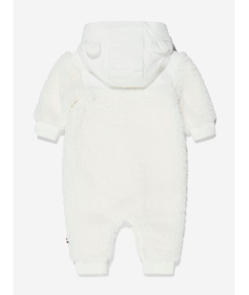 BOSS Baby Faux Fur Hooded All In One in Ivory pas cheres