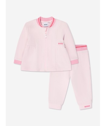 BOSS Baby Girls Logo Tracksuit in Pink 50-70% off 