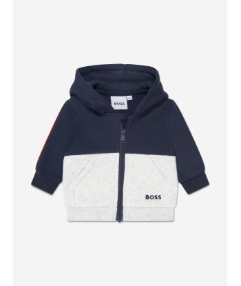 BOSS Baby Boys Contrast Tracksuit in Navy en linge