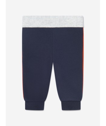 BOSS Baby Boys Contrast Tracksuit in Navy en linge