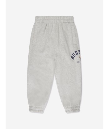 Burberry Kids Bonny Varsity Joggers in Grey français