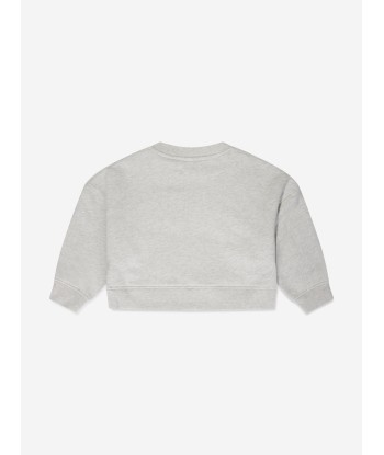 Burberry Girls Isla Varsity Sweatshirt in Grey Les magasins à Paris