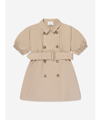 Burberry Girls Regina Dress in Soft Fawn acheter en ligne