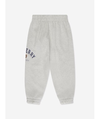 Burberry Kids Bonny Varsity Joggers in Grey français