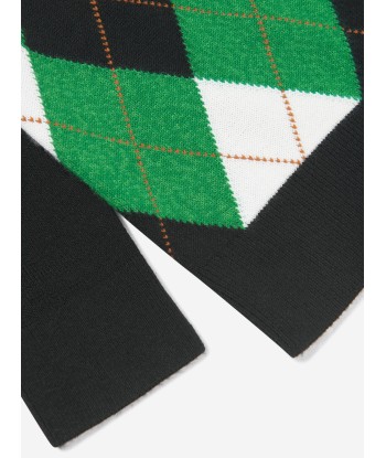 Burberry Boys Argyle Bear Sweatshirt in Green online