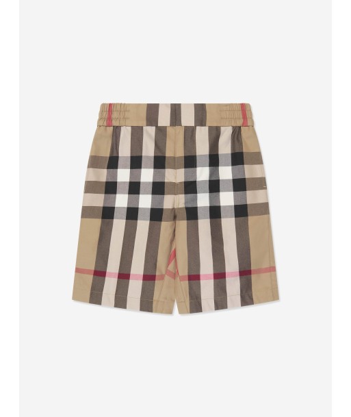 Burberry Boys Halford Shorts in Archive Beige Check du meilleur 