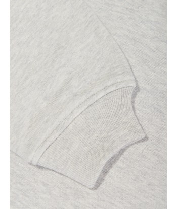 Burberry Girls Isla Varsity Sweatshirt in Grey Les magasins à Paris