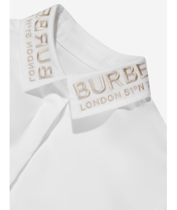 Burberry Girls Lynette Blouse in White les ctes